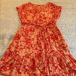 GAP Red Floral Dress